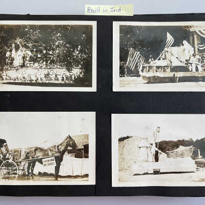 Dr. Walker and 1860 Douglas float