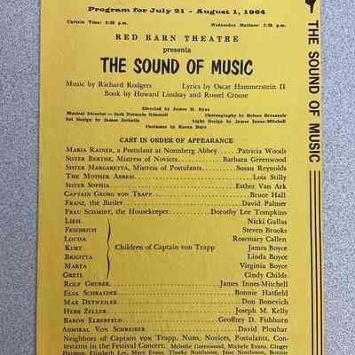 This Week at the Red Barn - The Sound of Music