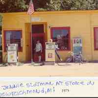          Jennie Slotman at Store in New Richmond MI 1975
   