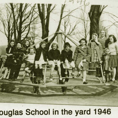 DouglasSchoolYardKidsca1946 copy
