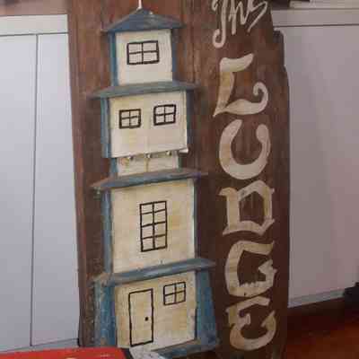 The Lodge sign