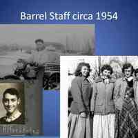          Here are some of the barrel staff from these early days--
Frank Lovejoy at the Oval-
Four 