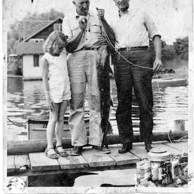 89-1-83C Fishing.jpg 1.2MB - For original see box 31, envelope 89-1-83c: 44.25 inches 20 lbs Dated: July 8, 1945