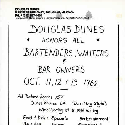 Douglas Dunes Resort Promotional Materials