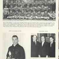          Compass 1964; BACK ROW (From L to R); Coach Hanford; Marvin Line; Ray Bekken; Mike VanLeeuwen; Bud Naughtin; Tom Sowers; Frank Kelly; Ronald Brown; John Stitt; Pete Ile; Don Wicks; Coach Domitrz. SECOND ROW -- Dave Kelly; Vance VanWieren; Dave Baker; Jim Tiffany; Bill Strampel; Dave Nichols; Jim Lundgren; Tom Fosdick;
Don Switzer; FRONT ROW -- Mike Stillwell (Asst.
Manager); Bill Ten Have; Malcolm Smith; Tom Peck;
Mark Francis; Mike Strampel; Greg Nieusma; Bob Wicks; Ken Showers (Manager).
   
