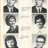          Compass 1964 Seniors; Daniel Hebert, Steven Hungerford, Carol LaVicka, Betty Lewandowski, Phyllis Mancuso, Gerald Millar
   