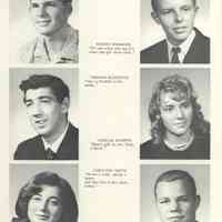          Compass 1964 Seniors; Donald Osterberg, Ernest Rininger, Thomas Schaeffer, Theresa Schoppe, Christine Smith, Thomas Sowers
   