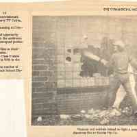          Newspaper clipping from a 1979 fire
   