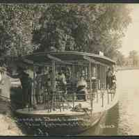          Example of a signal horn mounted near the steering wheel of a New Richmond excursion boat
   