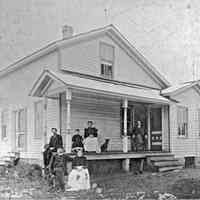          Kleinheksel home ca 1910.jpg 2MB; Caption on back: Mr & Mrs H.H. Kleinheksel - son Gerrit. Origsize: 8 1/2