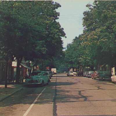 Main Street of the Village Postcard