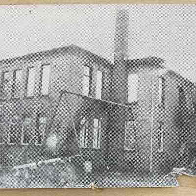 Saugatuck School fire 1950