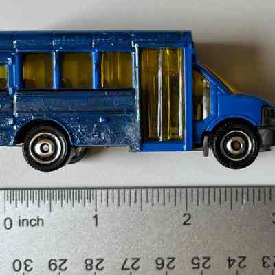 Toy bus used for ditch award,