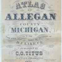 Title page, 1873 Titus Atlas of Allegan Co.