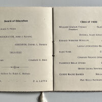          Commencement Program 1900 picture number 3
   