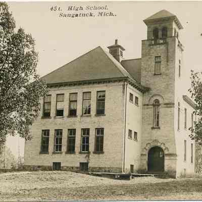 Saugatuck Public School postcards
