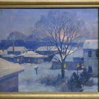 Winter Night Saugatuck by Robert "Harry" Fort