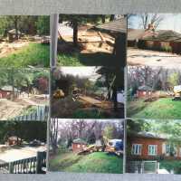 Construction of garden at Saugatuck-Douglas History Museum, 1995