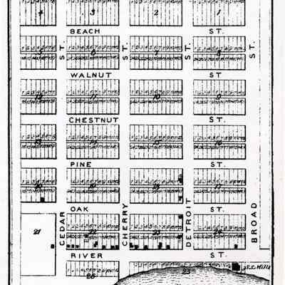 Singapore Plat Map 1873