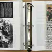          Example of contents of two binders
   