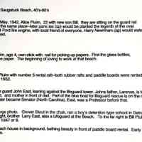 James Schmiechen's notes about Bill Pluim III photos, group c.