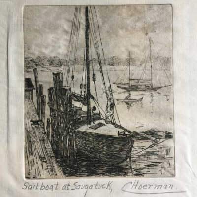 Sailboat at Saugatuck