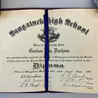          Gordon Wm. Durham SHS diploma 1937 picture number 4
   