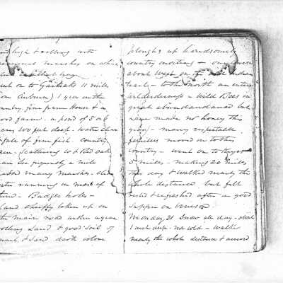 scan of original diary of Oshea Wilder: part 7 of 22