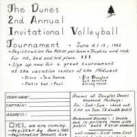          The Dunes 2nd Annual Invitational Volleyball Tournament
   