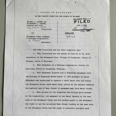 Legal complaint