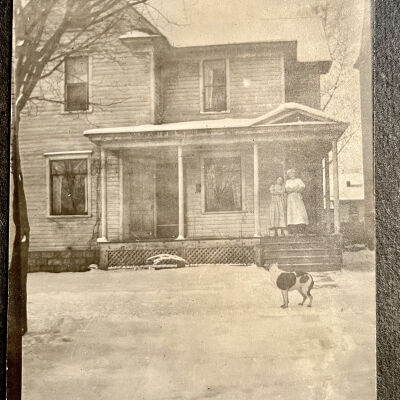 Residence unknown, possibly John Koning's home prior to new home built in 1904 that still exists today (2022): Or perhaps the home of James Koning?
