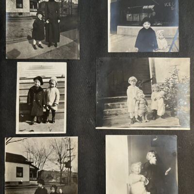 Upper right: likely outside Parrish Drug Store.