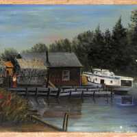 Fishing Docks by Dr. J.W. Powley