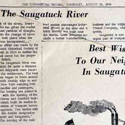Along The Saugatuck River: About  Saugatuck, Connecticut in Westport
