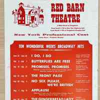 Red Barn Theatre Poster 1973