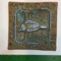          Tile with bird motif picture number 2
   