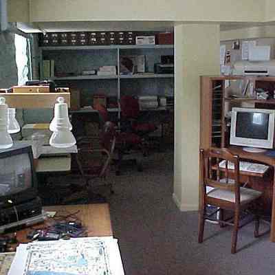 2004 Inventory photos of the SDHS tech center when it was in the lower level of Dutcher Lodge/Douglas Village Hall: Copied from CD 17