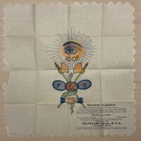 I.O.O.F. paper napkin