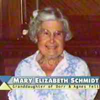          Mary Elizabeth Schmidt
   