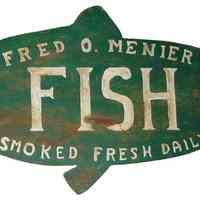 Fred O. Menier Fish Sign