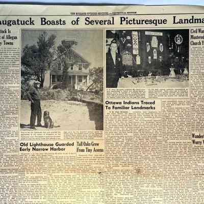 Saugatuck articles from Holland Centennial Edition