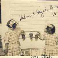          Helen and Hazel Brown 1922 at Cozy Cottage
   