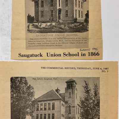 SHS newspaper article, 1987