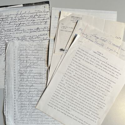 Ganges School history and notes