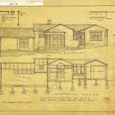 Studio Residence For Lot #31/Three Arches, South Laguna Beach, Calif. (unknown)