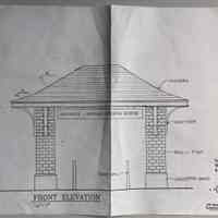 Museum Entry Wilson Pavilion drawing, photos