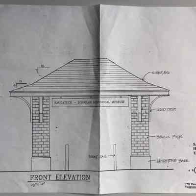 Museum Entry Wilson Pavilion drawing, photos
