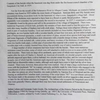 Native American remains found at Saugatuck City Hall