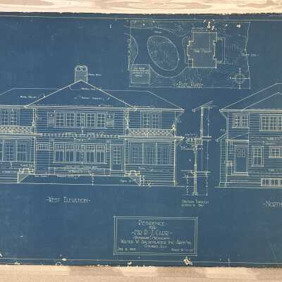 Residence/For/Mr. P.J. Carr/Riverside, Michigan (Carr)
