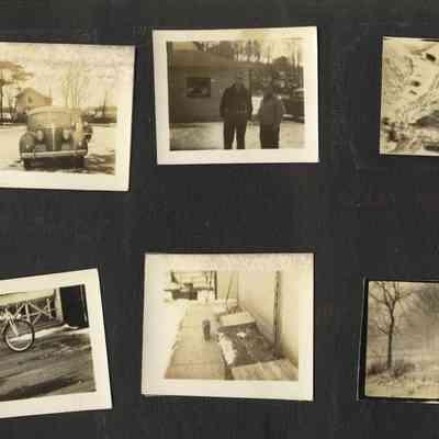 Candid Snapshots album by Bud Sewers, circa 1930